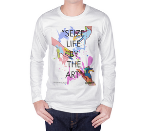 T-shirt - Long Sleeve - Unisex - Seize Life by the Art