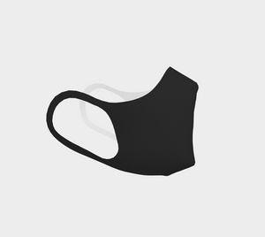 Face Covering - Black - Poly - Disruptive Logo 2