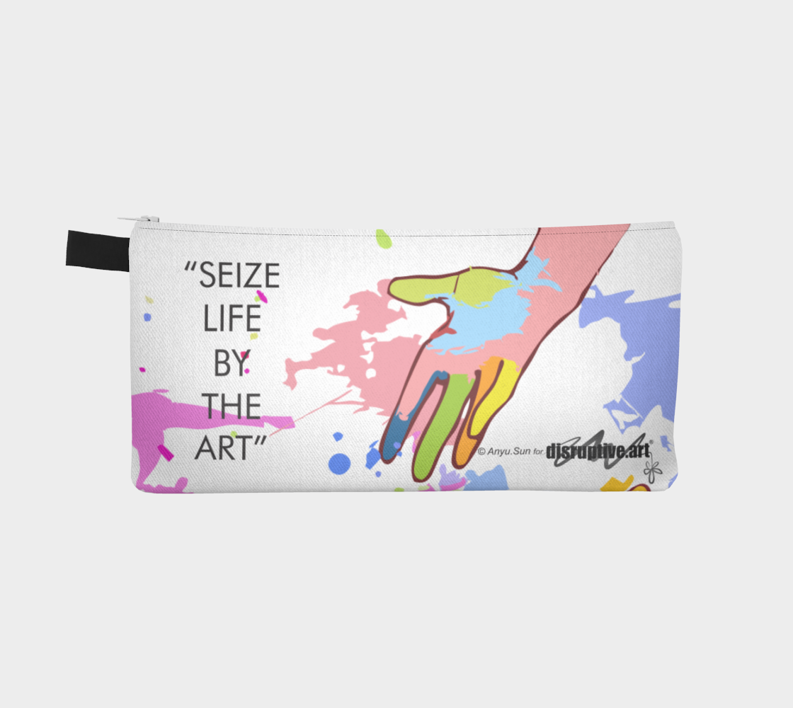 Case - White - Seize Life by the Art - Hand Art