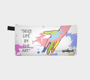 Case - White - Seize Life by the Art - Hand Art